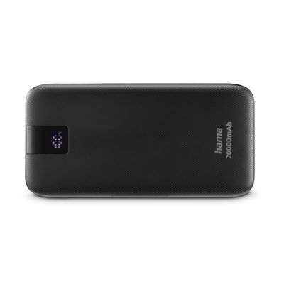 Hama PD 20 powerbanka, 20000 mAh, 3 výstupy: 2x USB-C, 1x USB-A, LED displej, PD, Qualcomm