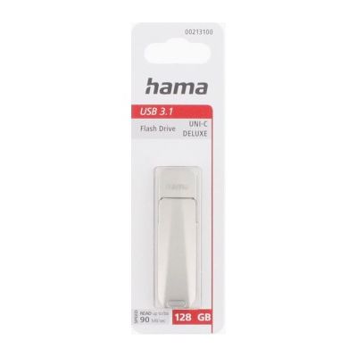 Hama USB flash disk Uni-C Deluxe, USB-C 3.1, 128 GB, 70 MB/s