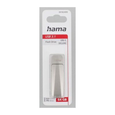 Hama USB flash disk Uni-C Deluxe, USB-C 3.1, 64 GB, 70 MB/s