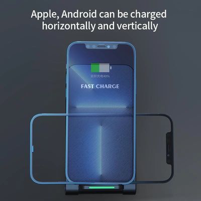 1stCOOL bezdrátová QI nabíječka skládací stojánek, černá, USB-C