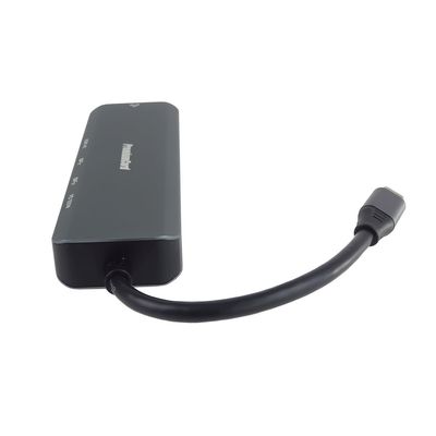 USB-C na HDMI + 2x USB3.2 + PD 100W+ RJ45 10/100/1000Mbps adaptér