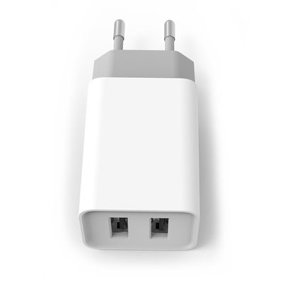 ColorWay 2x USB/ síťová nabíječka/ 10W/ 100V-240V/ Bílá