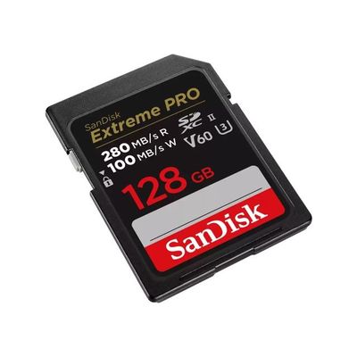 SanDisk SDXC Extreme PRO 128GB UHS-II U3, V60, 280MB/s
