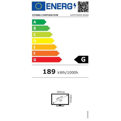 iiyama LH7575UHS-B1AG 75