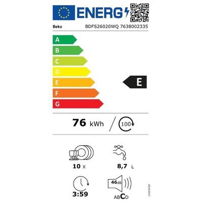 Beko BDFS26020WQ