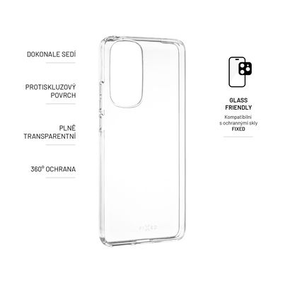 TPU gelové pouzdro FIXED pro Motorola Moto Edge 30, čiré - rozbalené / použité