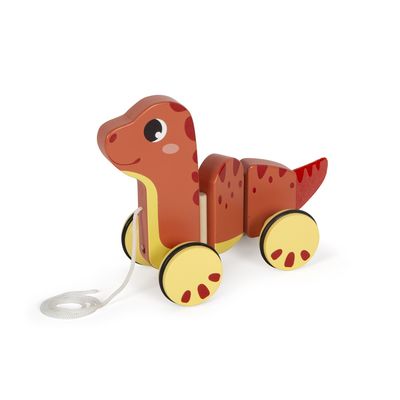 small foot Dřevěná tahací hračka Dino
