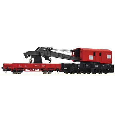 Roco Jeřábový vagón s ochranným vagónem, DB AG - 56240