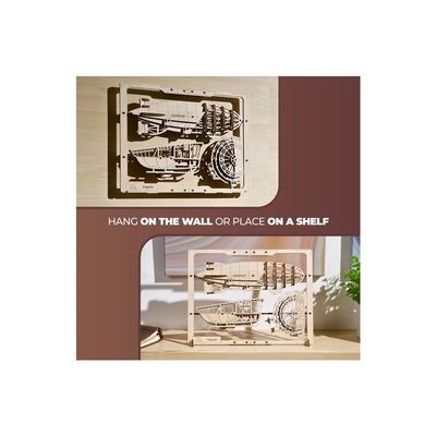 Ugears 2,5D dřevěné mechanické puzzle Vzducholoď Zeppelin