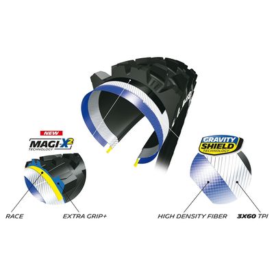 MICHELIN PLÁŠŤ WILD ENDURO FRONT 29X2.40 COMPETITION LINE KEVLAR MAGI-X2 TS TLR (324851)