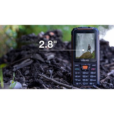 EVOLVEO StrongPhone Z6 černo-oranžový - rozbalené / použité