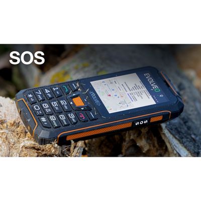 EVOLVEO StrongPhone Z6 černo-oranžový - rozbalené / použité