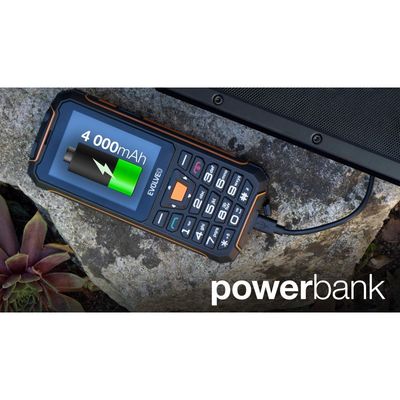 EVOLVEO StrongPhone Z6 černo-oranžový - rozbalené / použité