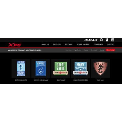 ADATA XPG VALOR Mesh, černá