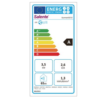 Salente SummerICE12, chytrá mobilní klimatizace - rozbalené / použité