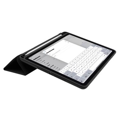Pouzdro FIXED Padcover+ pro Apple iPad Air (2020/2022/2024) se stojánkem a pouzdrem pro Pencil, černé