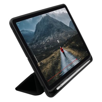 Pouzdro FIXED Padcover+ pro Apple iPad Air (2020/2022/2024) se stojánkem a pouzdrem pro Pencil, černé