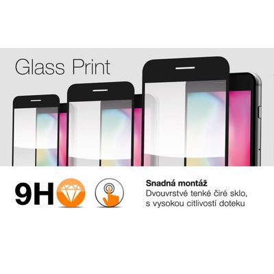 Ochrana displeje GLASS PRINT Honor X8 (5G) černá
