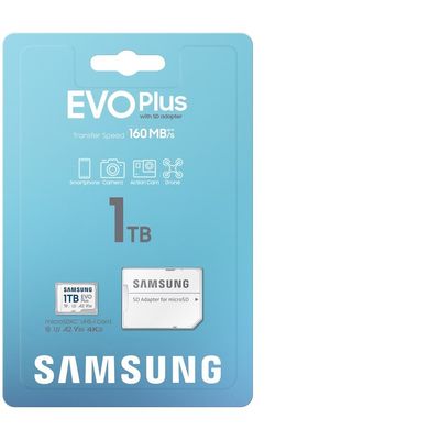 Samsung microSDXC 1TB EVO Plus + SD adaptér