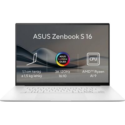ASUS Zenbook S 16 OLED UM5606WA-OLED253X Scandinavian White celokovový