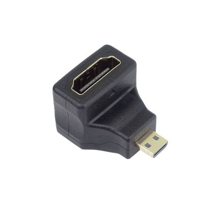 PremiumCord Adapter Micro HDMI Male na HDMI Female zahnutý do pravého úhlu 90°