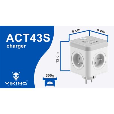 Síťový adaptér Viking ACT43S