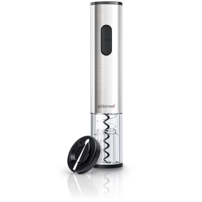 ELDONEX WineSpin Premium elektrický otvírák na víno, STŘÍBRNÝ