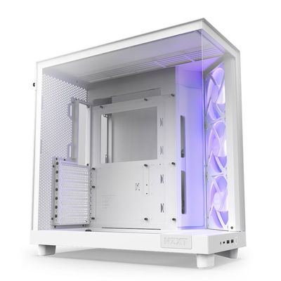 NZXT H6 Flow RGB, bílá