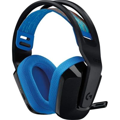 Logitech G535 LIGHTSPEED Wireless Gaming Headset, černá/modrá