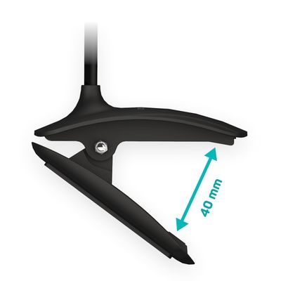 CONNECT IT CLIP stolní Led lampička s klipem, ČERNÁ
