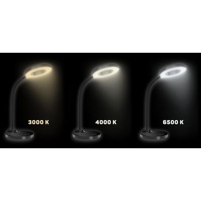 CONNECT IT GLOW stolní Led lampička, ČERNÁ