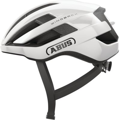 Abus WingBack shiny white vel.L (57-61)