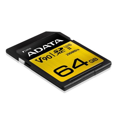 ADATA SDXC karta 64GB UHS-II U3 Premier One (ASDX64GUII3CL10-C)