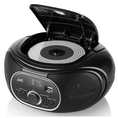 JVC RD-E221B, černý