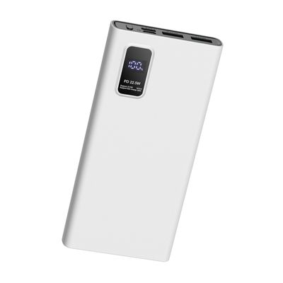 Platinet Power Bank PMPB10WQC726W 10000mAh PD3.0 QC3.0 display bílá
