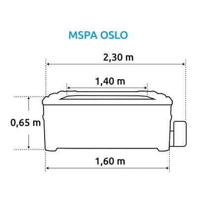 Marimex Bazén vířivý MSPA Oslo (11400269)