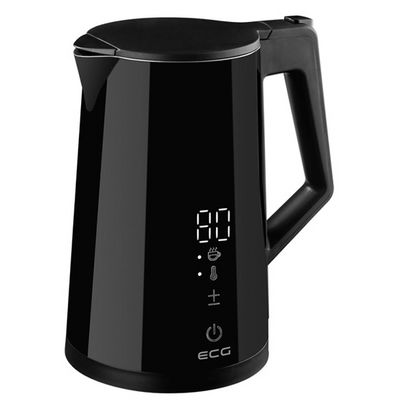 ECG RK 1893 Digitouch Black Rychlovarná konvice 1,7 l, černá