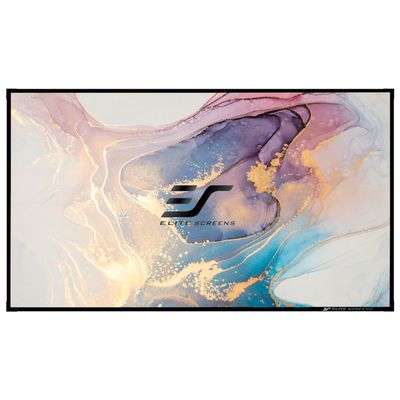 ELITE SCREENS plátno v pevném rámu 110 (280 cm)/ 16:9/ 137 x 244 cm/ CLR3/ bezrámové/ pro UST projektory
