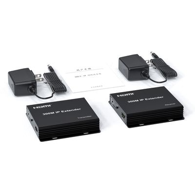 PremiumCord HDMI Full HD 1080p IP extender na 300m, over Ethernet, pro počítačovou síť