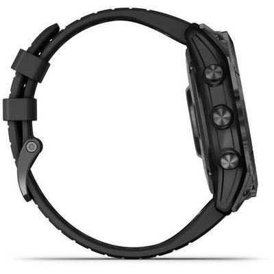 Epix Pro (Gen 2) – Standard Edition | 51 mm Gray/ Black Silicone Band