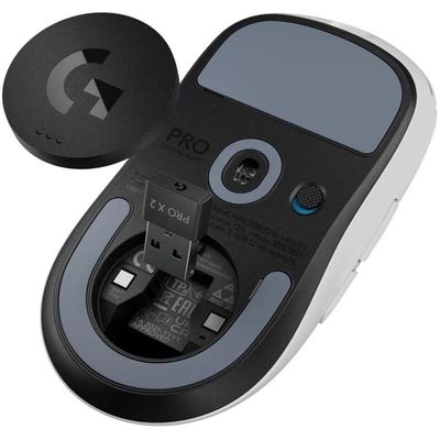 Logitech G PRO X SUPERLIGHT 2 LIGHTSPEED Gaming Mouse, bílá