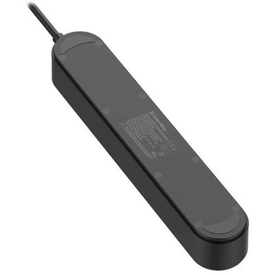 ColorWay Prodlužovací napájecí přívod 4x Schuko, 3x USB-A, USB-C, 45W, Černý, kabel 2m