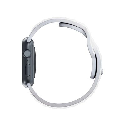 3mk Silicone Watch Strap pro Apple 38/40/41 mm White