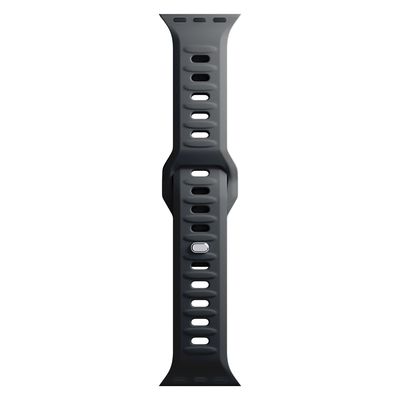 3mk Silicone Watch Strap pro Apple 42/44/45/49 mm Black