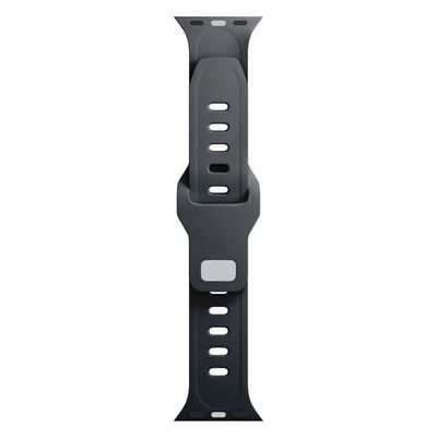 3mk Silicone Watch Strap pro Apple 42/44/45/49 mm Black