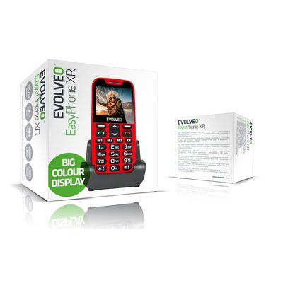 EVOLVEO EasyPhone XR červený