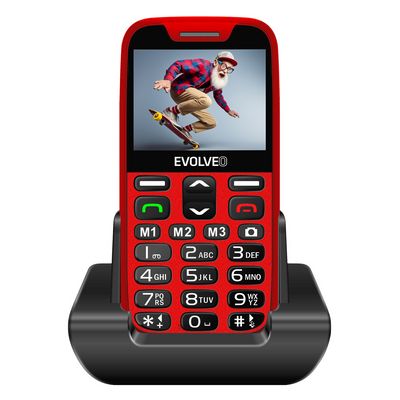 EVOLVEO EasyPhone XR červený
