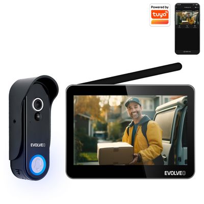EVOLVEO DoorPhone W7 černý monitor