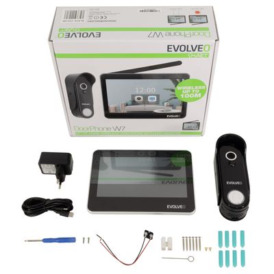 EVOLVEO DoorPhone W7 černý monitor