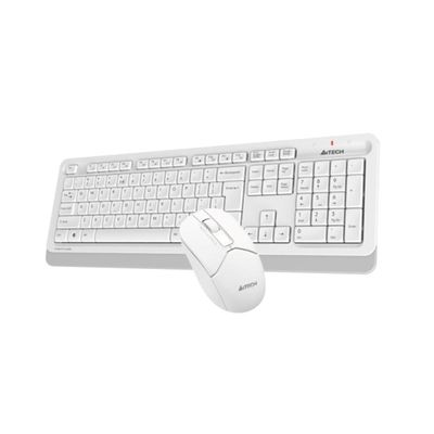 A4Tech set klávesnice a myši FG1012, bezdrátový, US, bílý